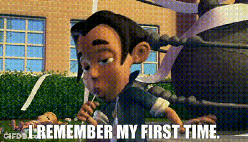 Jimmy Neutron Remembers His First Time GIF