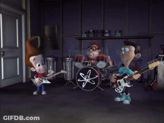 Jimmy Neutron With Carl Wheezer And Sheen Estevez GIF
