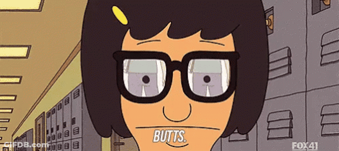 Jimmy Pesto Jr Butt Drooling Tina Belcher GIF