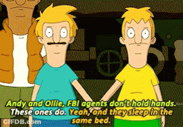 Jimmy Pesto Sons Ollie And Andy Holding Hands GIF
