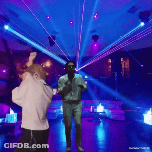 Jin In The Club GIF