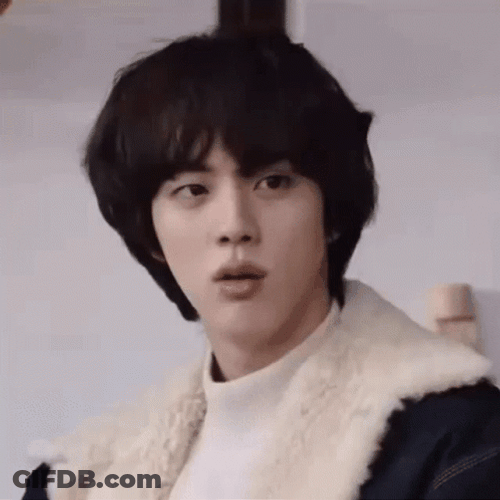 Jin On Bts Rolls Eyes GIF