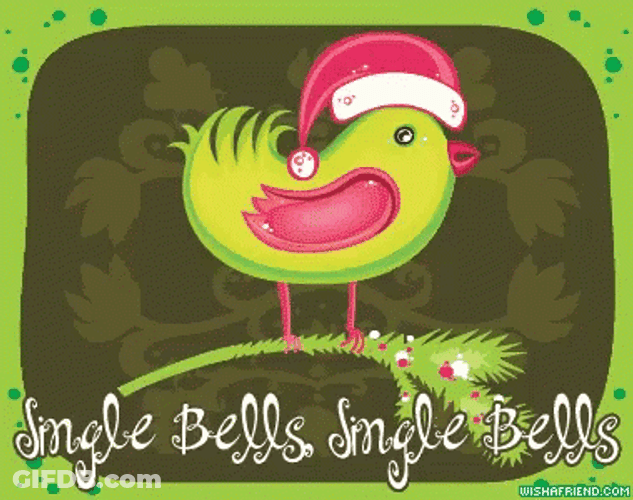 Jingle All The Way Chicken Christmas Hat GIF
