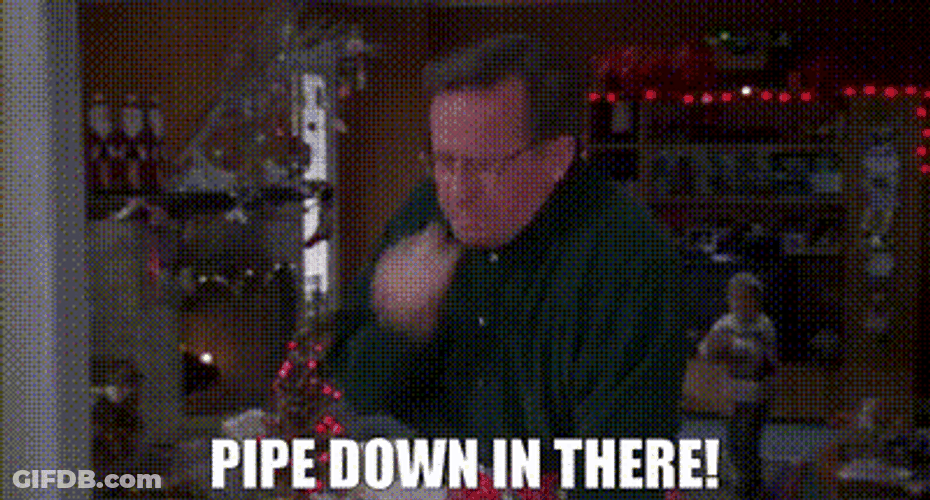 Jingle All The Way Pipe Down In There GIF