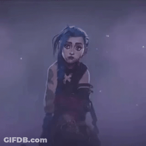 Jinx Arcane Bye GIF