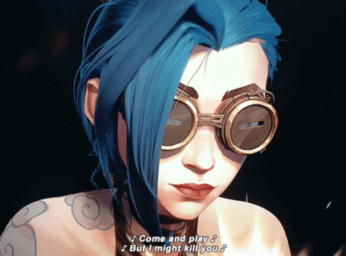 Jinx Arcane Come And Play GIF