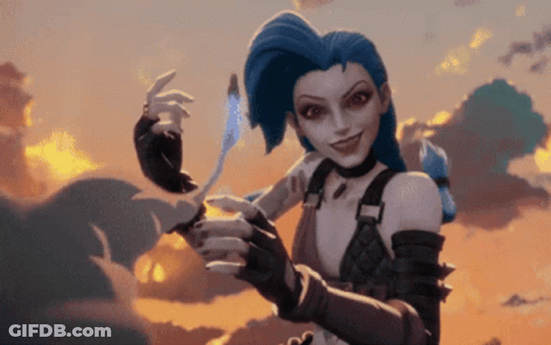 Jinx Arcane Disappointed GIF