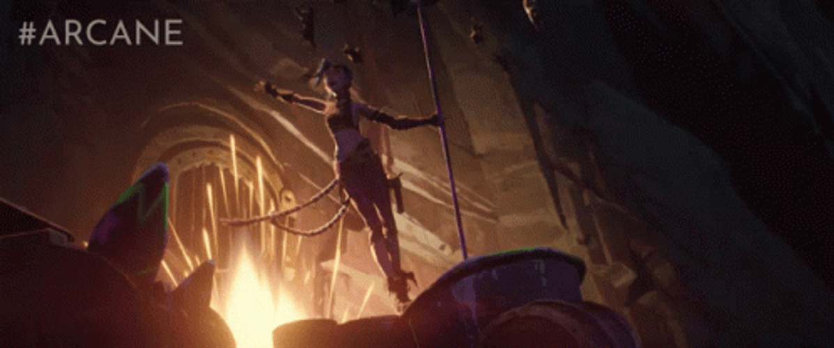 Jinx Arcane Explosion GIF