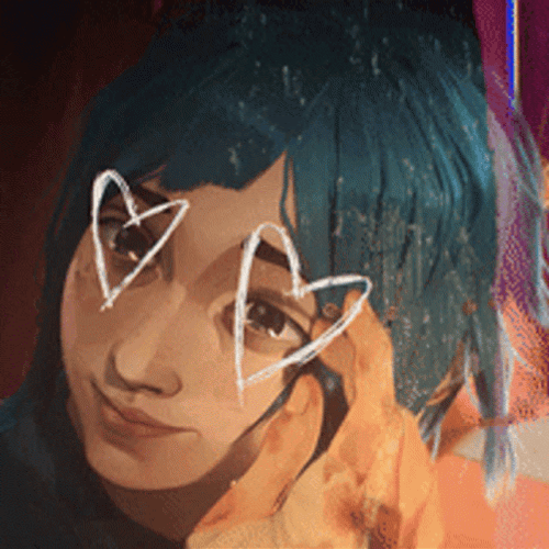 Jinx Arcane Heart Eyes GIF