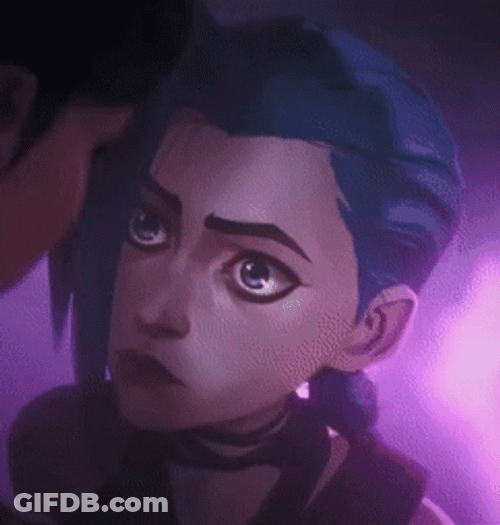 Jinx Arcane Stare GIF