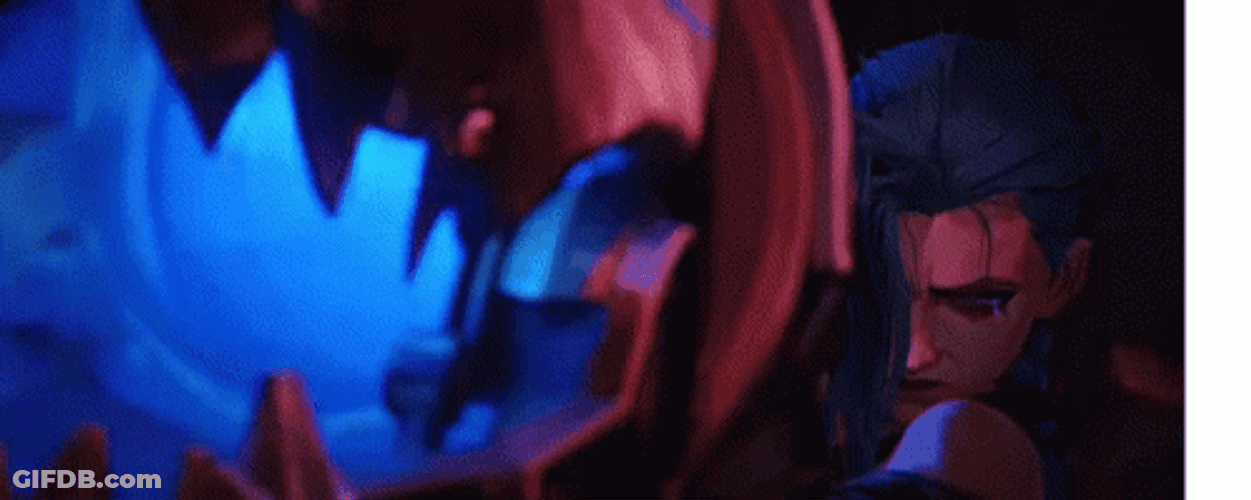 Jinx Arcane Weapon Explosion GIF