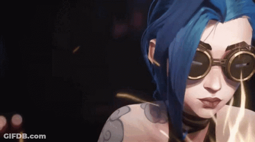 Jinx Arcane Welding GIF