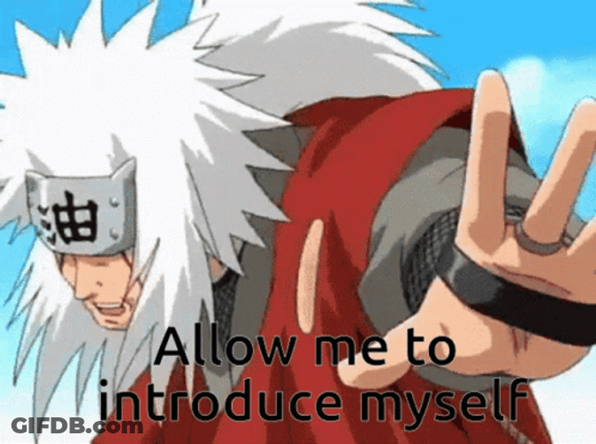 Jiraiya Allow Me To Introduce Myself GIF