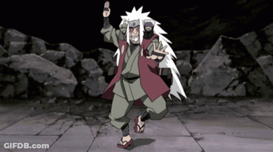 Jiraiya Legendary Warrior Fighting GIF