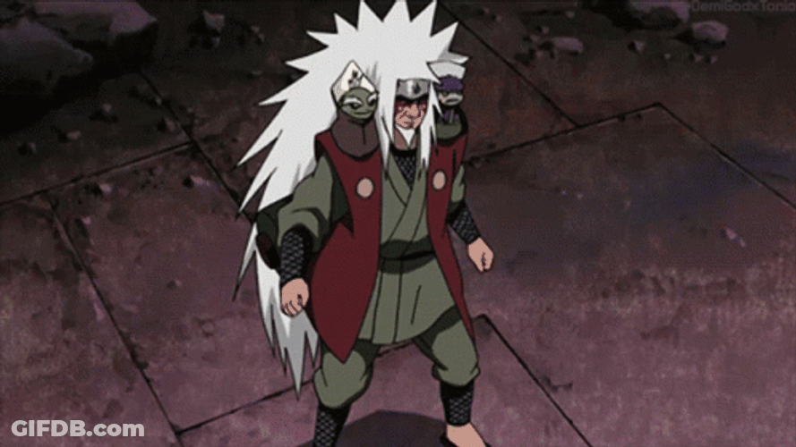 Jiraiya Sage Power Unleashed GIF