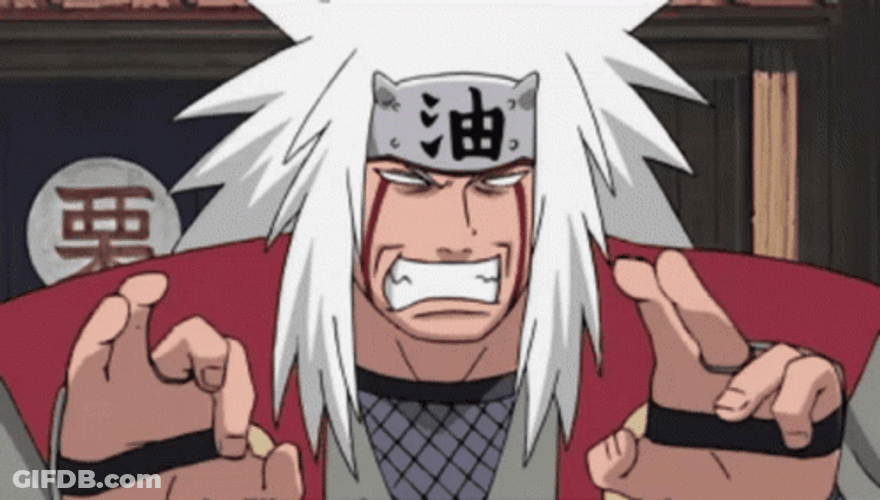 Jiraiya Startled Moment GIF