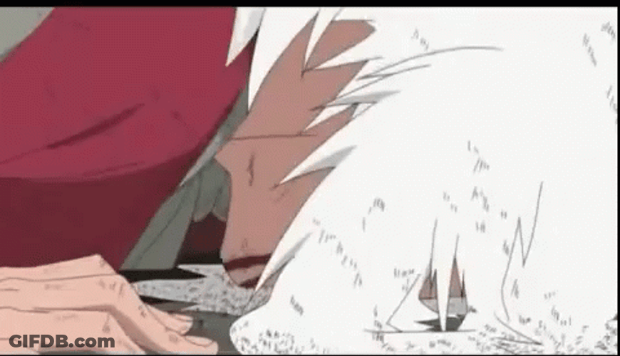 Jiraiya Weakening Strength GIF