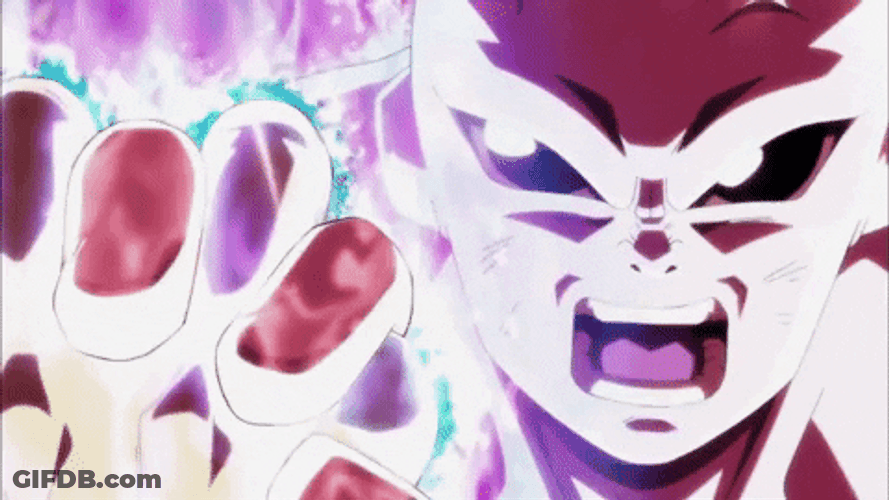 Jiren Full Power Battle With Goku Ultra Instinct GIF