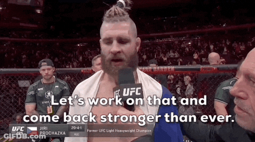 Jiri Prochazka Come Back Stronger GIF