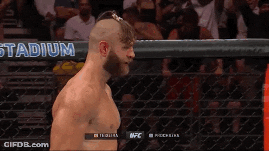 Jiri Prochazka Walking Inside The Ring GIF