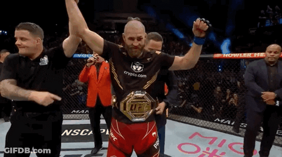 Jiri Prochazka Wearing Belt GIF