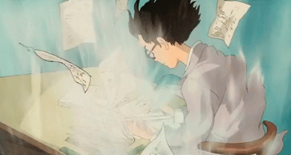Jiro Horikoshi Writing Fire The Wind Rises GIF