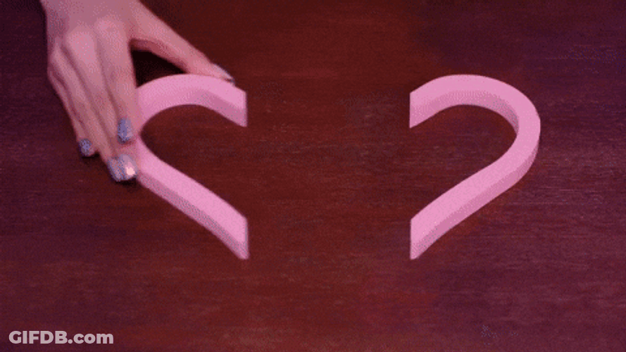 Jisoo Heart Break Magnet GIF