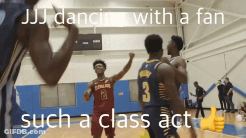 JJ Dances With Fan Such A Class Act Thumbs Up GIF