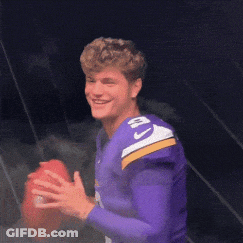 Jj Mccarthy Surrounded By Led Lights GIF
