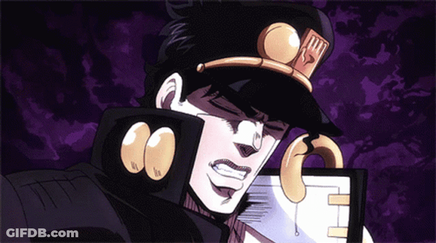 Jjba Jotaro Kujo Anger GIF