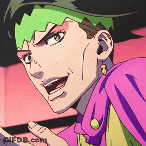Jjba Rohan Kishibe Prepared Arrow GIF