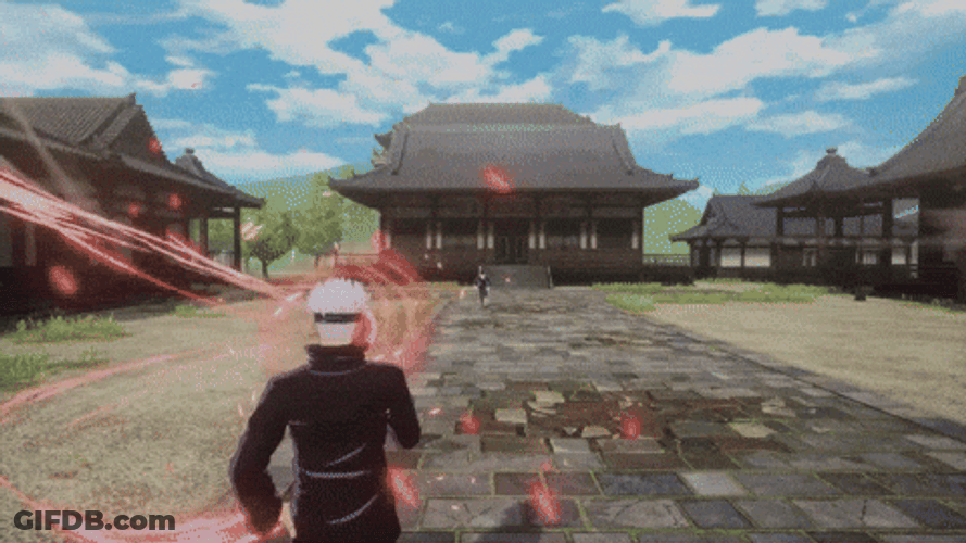 Jjk Gojo Attacking GIF