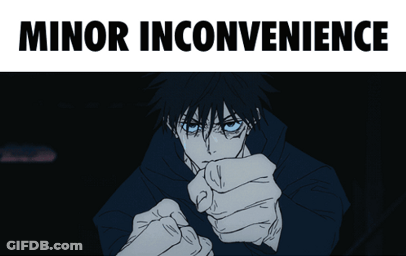Jjk Megumi Minor Inconvenience GIF
