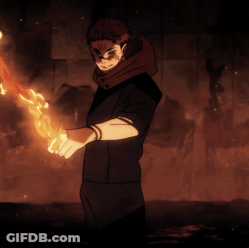 Jjk Sukuna Fire GIF
