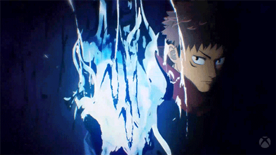 JJK Video Game Yuji Flame GIF