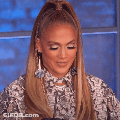 Jlo Cheeky Smile GIF