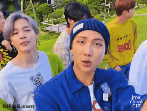 JMS Rkive People Standing In Park GIF
