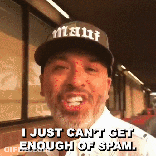 Jo Koy Can't Get Enough Of Spam GIF