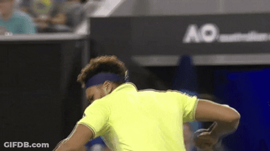 Jo Wilfried Tsonga Fired Up Ready To Win GIF