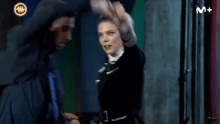 Joana Costa Dancing With A Man Salsa GIF