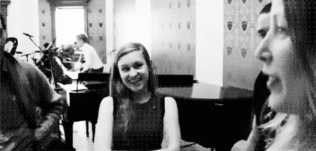 Joanna Gaines Talking With Newsom GIF