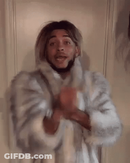Joanne The Scammer Air Punch GIF