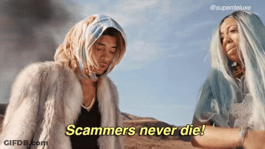 Joanne The Scammer Scammers Never Die GIF