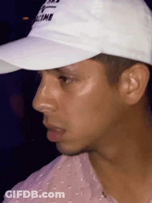 Joanne The Scammer Squint Look GIF