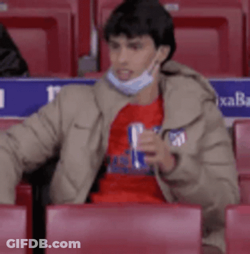 Joao Felix Drink Beer GIF