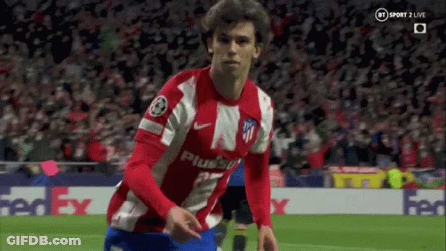Joao Felix Shoot Someone With His Hand GIF