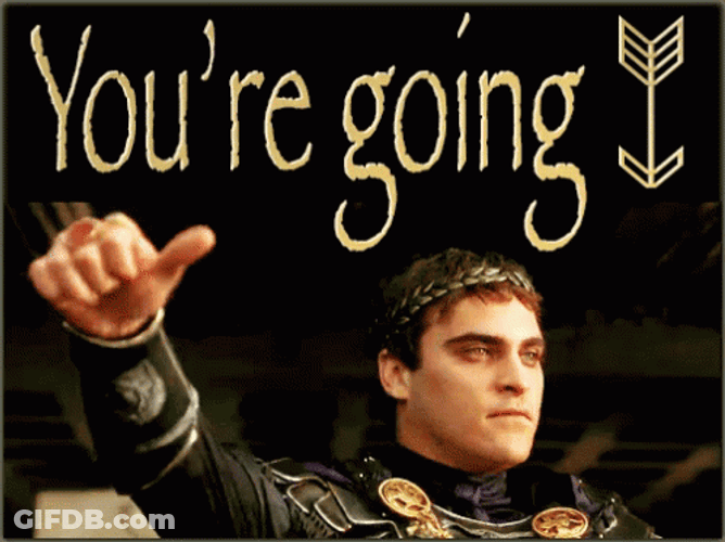 Joaquin Phoenix Down Goes Frazier GIF