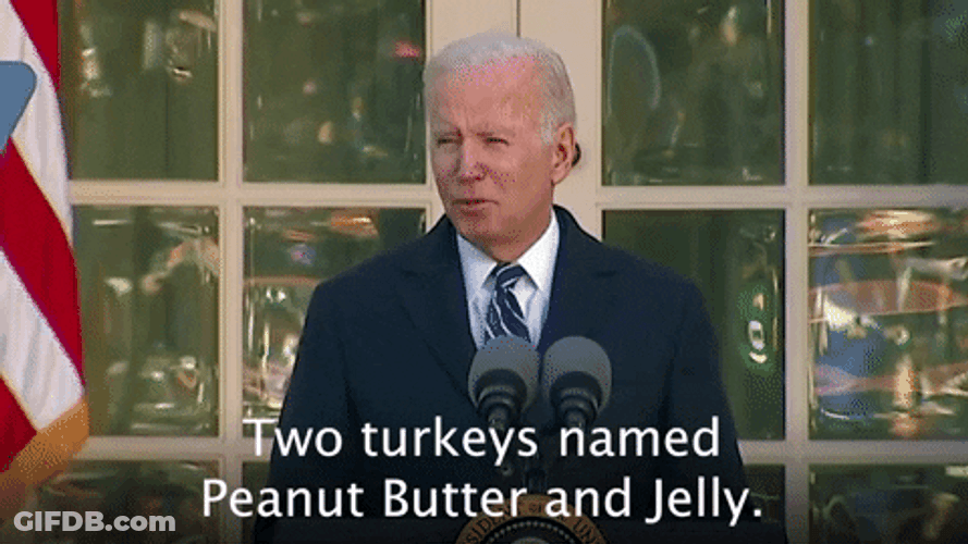 Joe Biden Comments About Peanut Butter GIF
