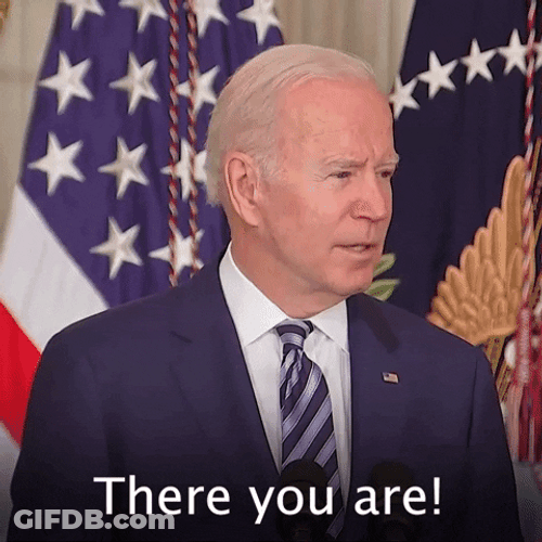 Joe Biden Looking For Something GIF