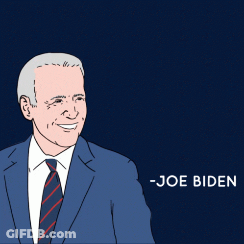 Joe Biden Poster The Future Lies In Our Ability To Breathe GIF